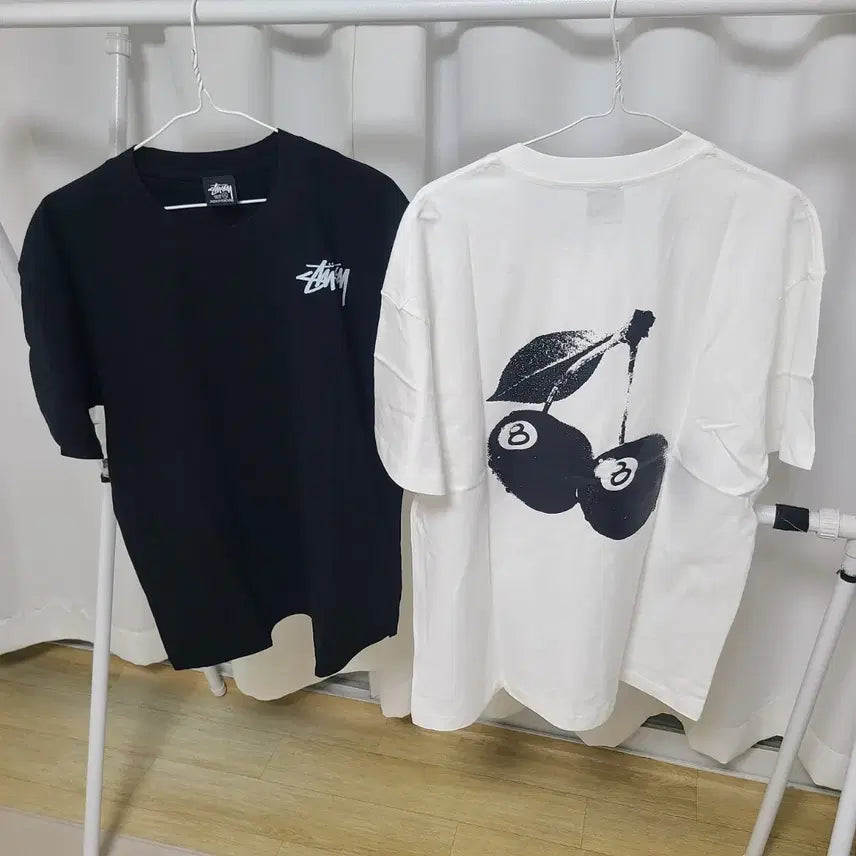 [BUNJANG] Stussy Cherry Print T-Shirt XL Unisex / 스투시반팔티 체리무늬좋음XL남여새옷