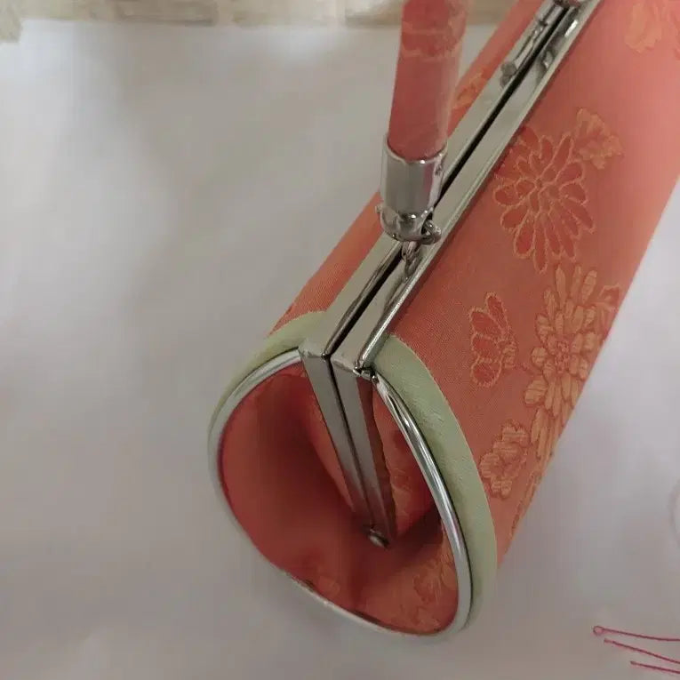 [BUNJANG] Floral Jacquard Clutch Bag for Hanbok / 한복 가방 꽃무늬 자가드 클러치 백