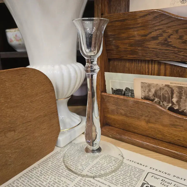[BUNJANG] Vintage Glass Candle Holder / 빈티지 글라스 촛대