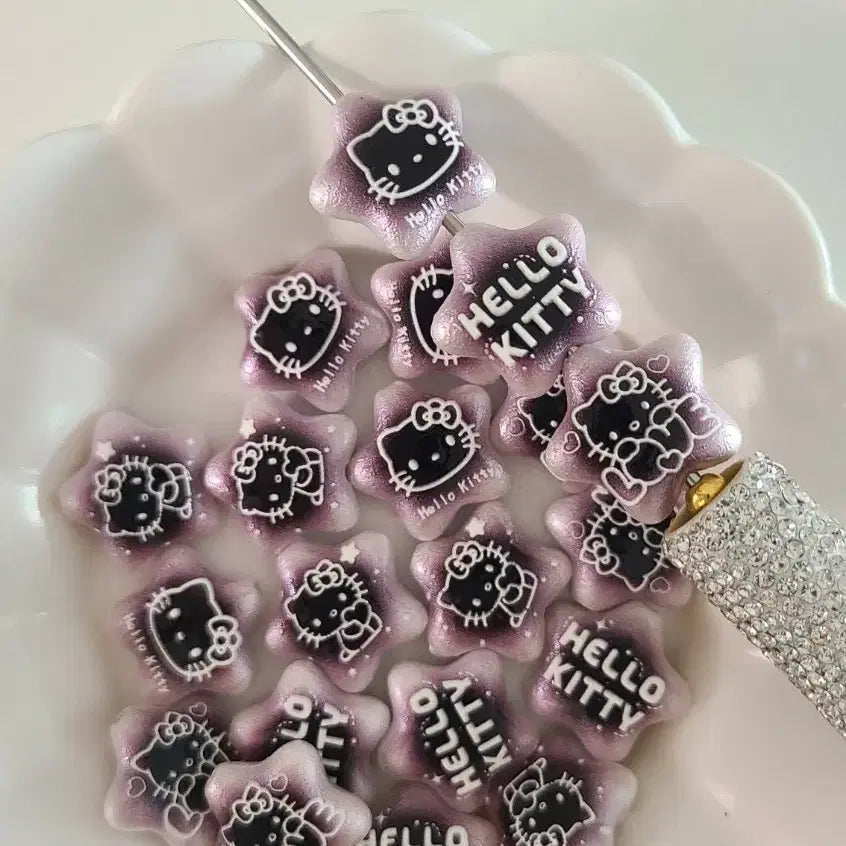 [BUNJANG] Hello Kitty Star Charm Beads (Keyring Compatible) / 키티볼꾸비즈(키링가능)