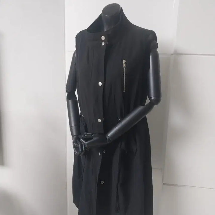 [BUNJANG] Black Long Vest Style Women&