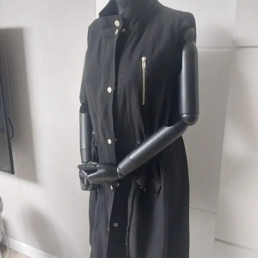 [BUNJANG] Black Long Vest Style Women&