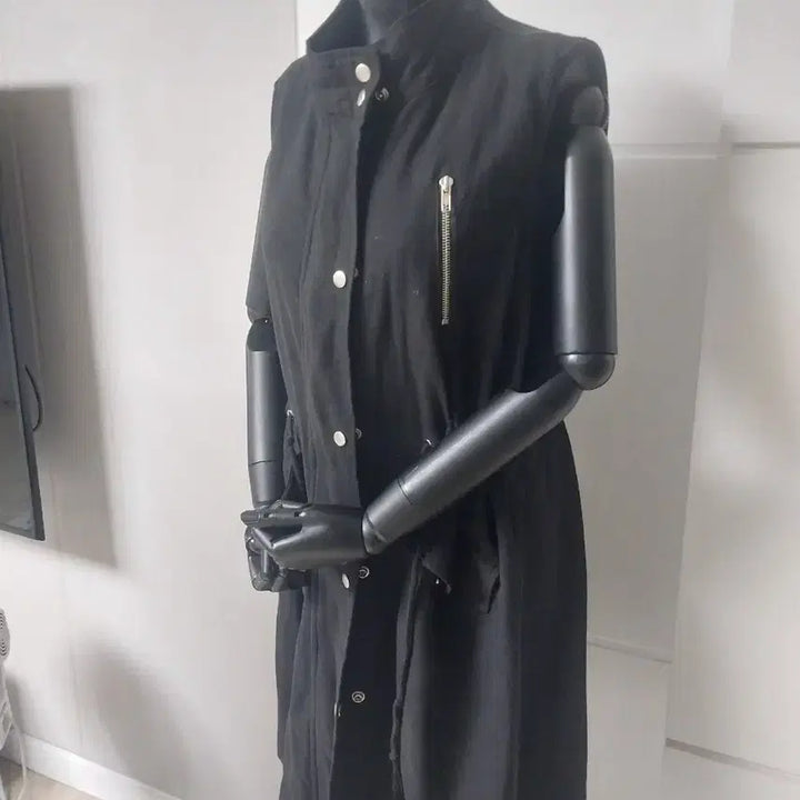 [BUNJANG] Black Long Vest Style Women&