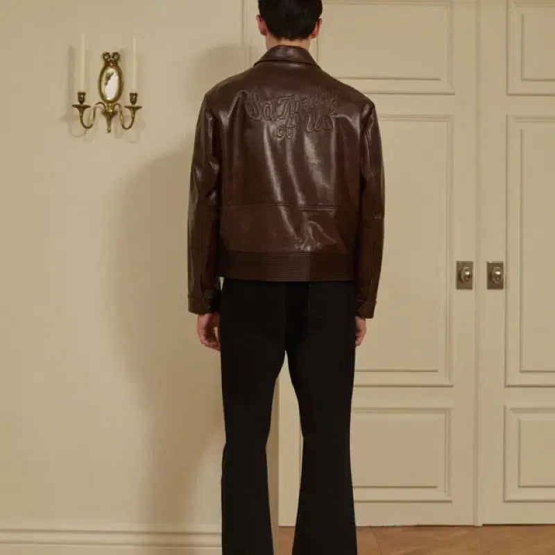 [BUNJANG] Stu Leather Jacket L / Stu 레더 자켓 가죽 자켓 L