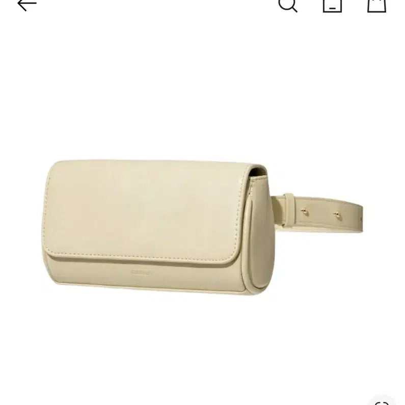 [BUNJANG] Standoil Flap Belt Bag Ivory / 스탠드오일 플랩 벨트백 아이보리