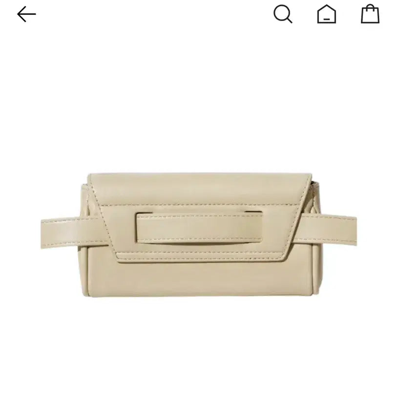 [BUNJANG] Standoil Flap Belt Bag Ivory / 스탠드오일 플랩 벨트백 아이보리