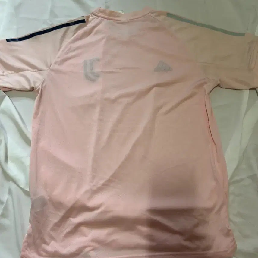 [BUNJANG] Adidas Short Sleeve T-Shirt White L / 아디다스 반팔 티셔츠 화이트 L .(158)