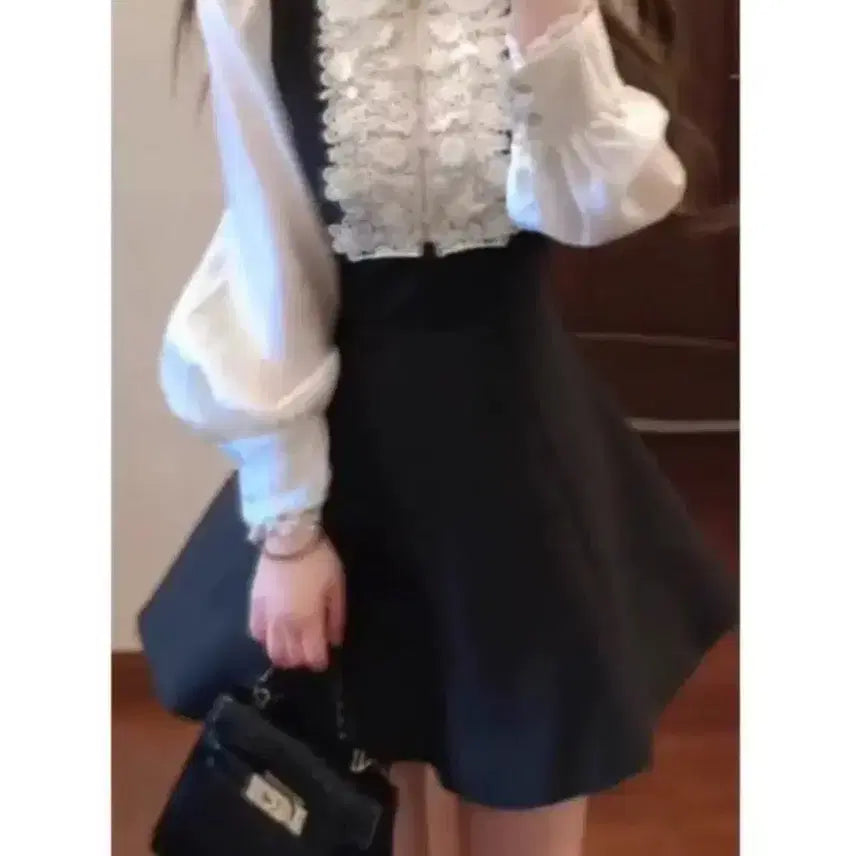 [BUNJANG] Goth Swan Dress / 고스 스나 원피스