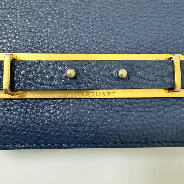 [BUNJANG] Jill Stuart Navy Leather Crossbody Bag / 질스튜어트 네이비 가죽 크로스백