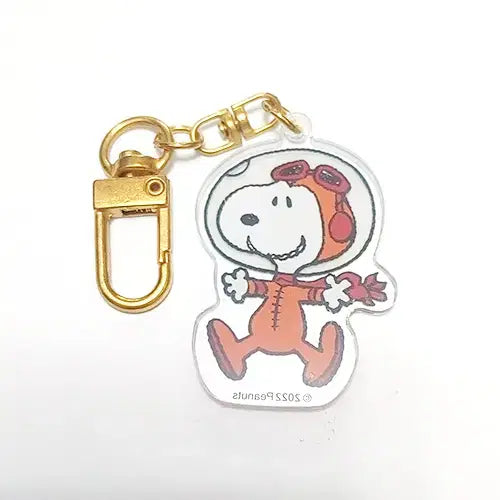 [BUNJANG] Peanuts SNOOPY Spaceman Acrylic Keyring / 피너츠 픽미키링 스누피 우주복 아크릴키링