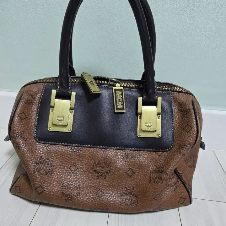 [BUNJANG] MCM Visetos Boston Bag / MCM  비세토스 보스턴백 정품 운포