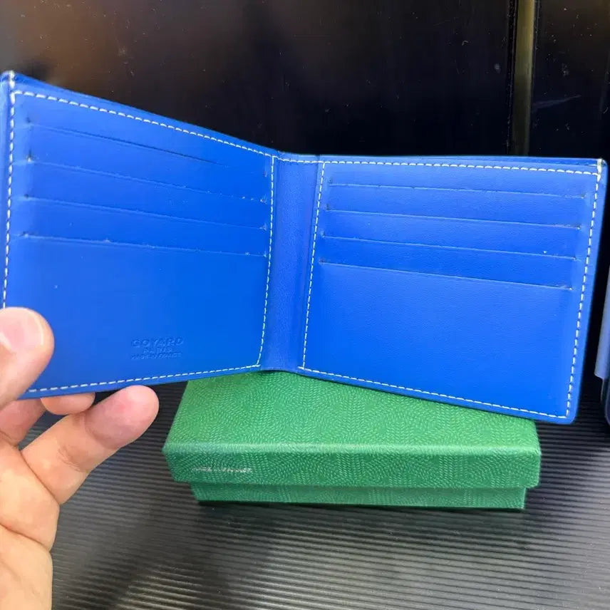 [BUNJANG] Goyard Victorie Blue Wallet / 고야드 빅투와르 블루