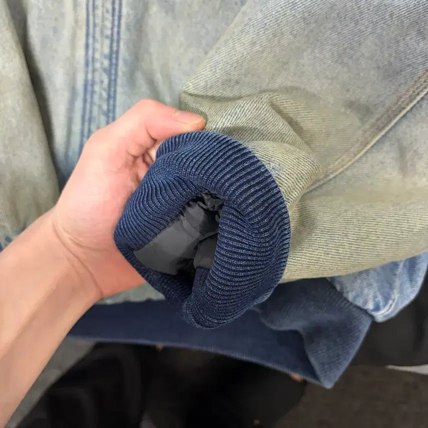 [BUNJANG] Supreme Denim Hooded Jacket (M) / 슈프림 데님 후드 자켓 m