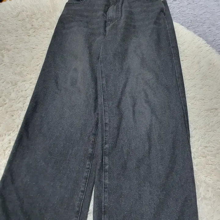[BUNJANG] Black Wide Denim Pants (Size M) / 편안하게 입기 좋은 블랙 와이드 데님 팬츠예요.대략29,30사이즈사이즈