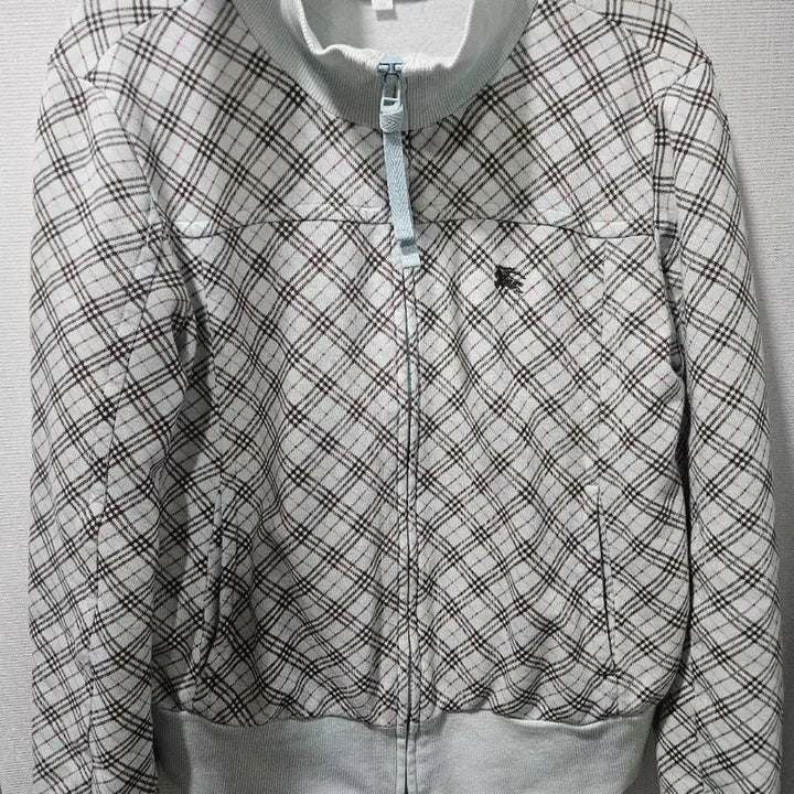 [BUNJANG] Burberry Blue Label Mint Zip-Up Jacket / 버버리 블루라벨 민트 집업