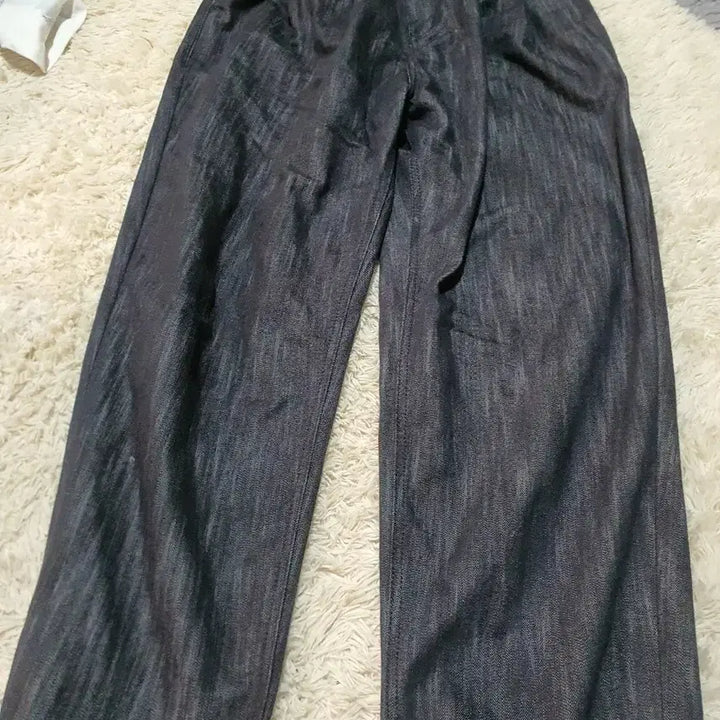 [BUNJANG] FATAILISM Wide Denim Pants Black Blue Stripe Size 29-30 / FATAILISM 브랜드의 와이드 데님 팬츠예요.대략29,30사이즈