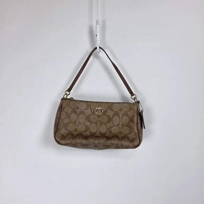 [BUNJANG] Coach Signature Mini Shoulder Bag Brown / 코치 시그니처 미니 숄더백 핸드백 브라운 0511