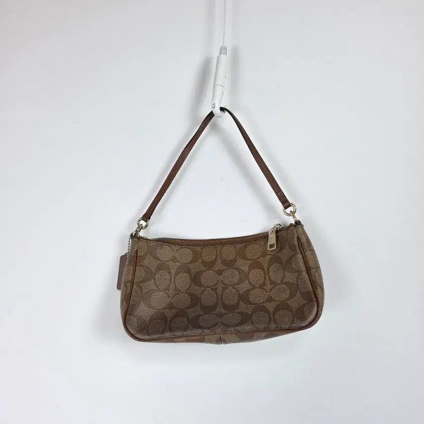 [BUNJANG] Coach Signature Mini Shoulder Bag Brown / 코치 시그니처 미니 숄더백 핸드백 브라운 0511