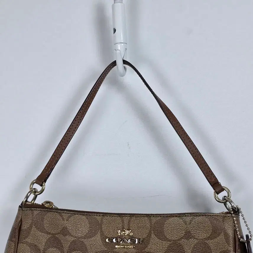 [BUNJANG] Coach Signature Mini Shoulder Bag Brown / 코치 시그니처 미니 숄더백 핸드백 브라운 0511
