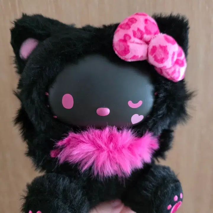 [BUNJANG] Sanrio Black Nekko Kitty Doll Keychain / 산리오 블랙 네코 키티 인형 키링