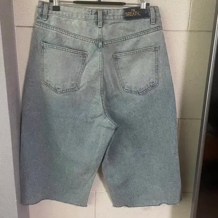 [BUNJANG] THE BREATHE 7-Part String Denim Pants / THE BREATHE(브리드) 7부 스트링 데님 팬츠 (S인데 M, L분