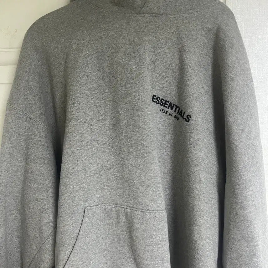 [BUNJANG] Fear of God Essentials Grey Hoodie XL / 에센셜 Fear of God 회색 후드티 XL