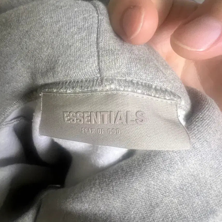 [BUNJANG] Fear of God Essentials Grey Hoodie XL / 에센셜 Fear of God 회색 후드티 XL