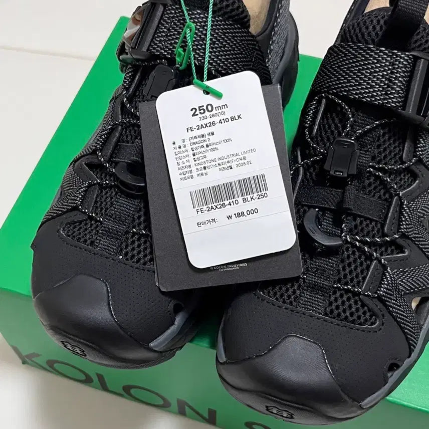 [BUNJANG] KOLON Unisex Hiking Sandals Dragon (Size 250) / 코오롱/남녀공용 하이킹 샌들 