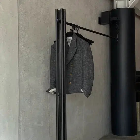[BUNJANG] Ssong Studio Grey Herringbone Summer Jacket / 쏭스튜디오 린넨 여름 자켓