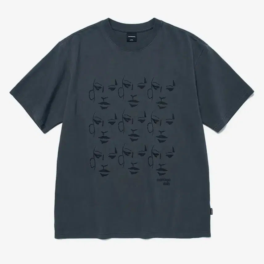 [BUNJANG] WEcandoo FACE T-SHIRT Short Sleeve L / 위캔더스 FACE T-SHIRT 반팔티 L