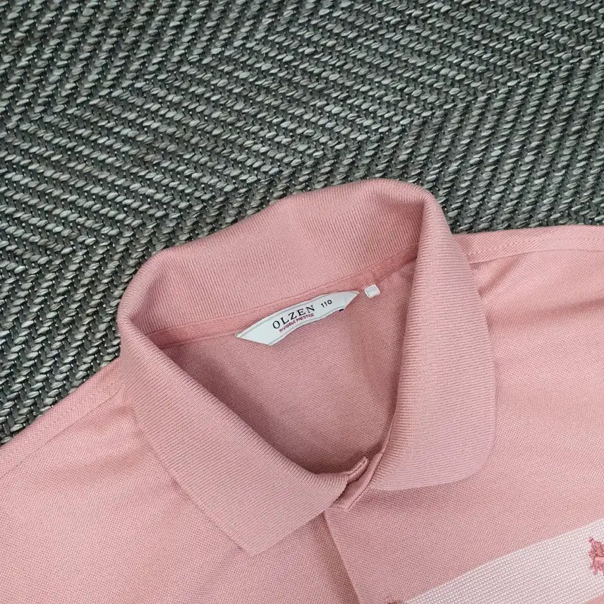 [BUNJANG] Ollez Pink Short-Sleeve Polo Shirt Men&