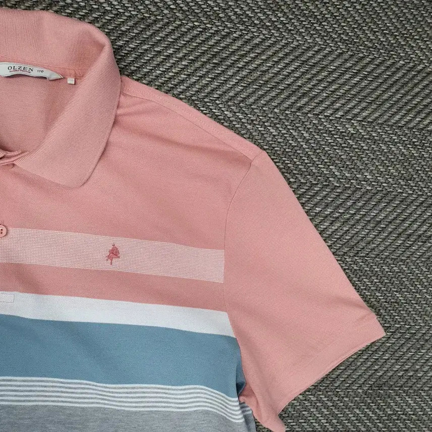 [BUNJANG] Ollez Pink Short-Sleeve Polo Shirt Men&