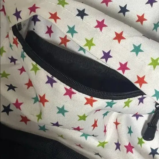 [BUNJANG] Dickies Vintage Star Pattern Backpack White / Dickies 디키즈 빈티지 별 패턴 백팩 가방 화이트