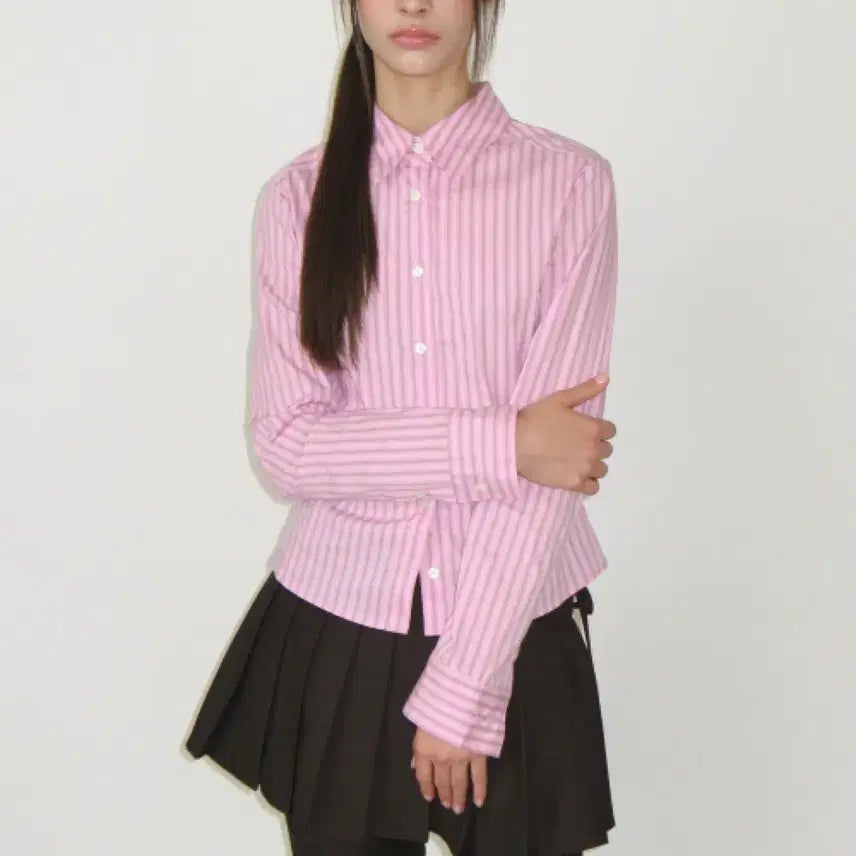 [BUNJANG] Sunburn Project Fitted Striped Shirt / 썬번프로젝트 핏티드 셔츠