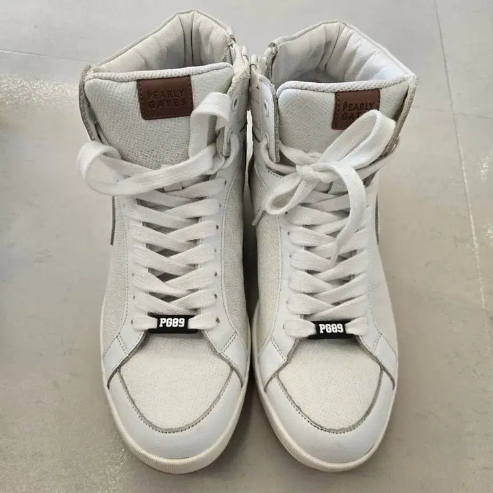 [BUNJANG] Parigates High-Top Spikeless Golf Shoes 245 / (245)파리게이츠  하이탑 스파이크리스 골프화