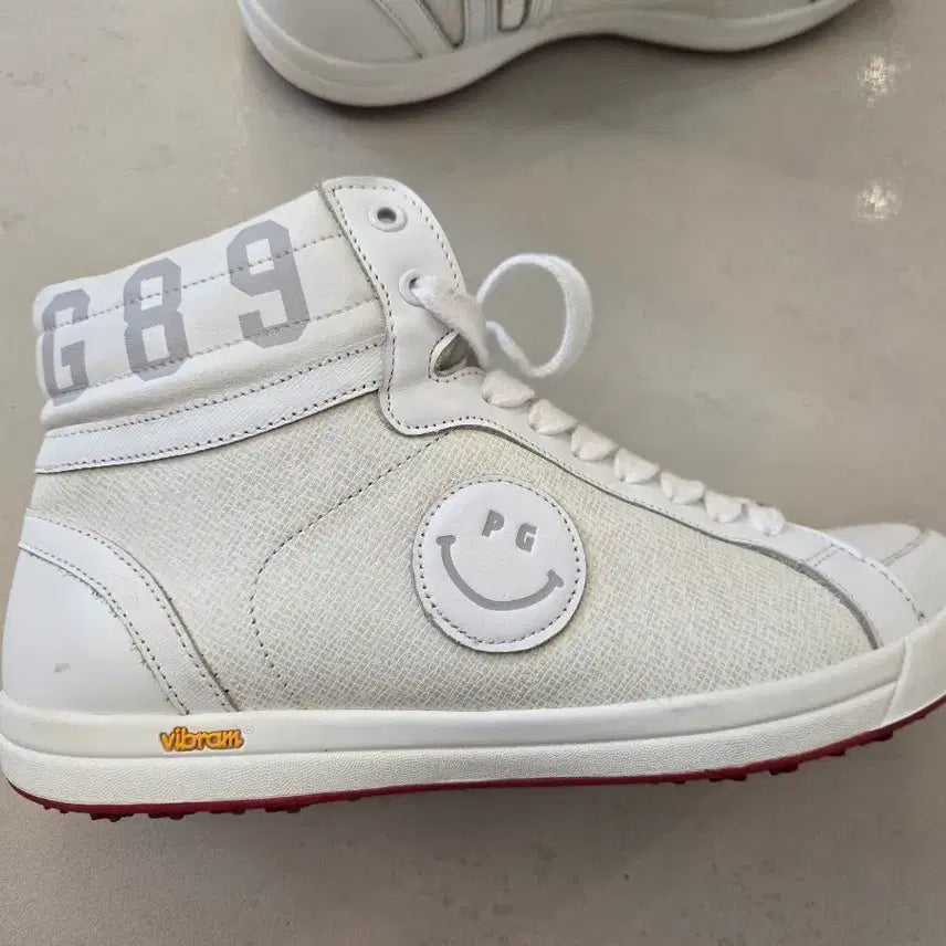[BUNJANG] Parigates High-Top Spikeless Golf Shoes 245 / (245)파리게이츠  하이탑 스파이크리스 골프화