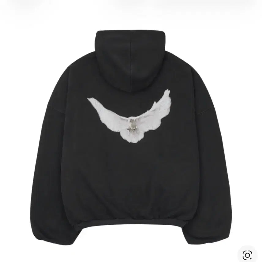 [BUNJANG] Adidas YEEZY Dove Hoodie Washed Black / 새) 이지 도브 후드 워시드블랙