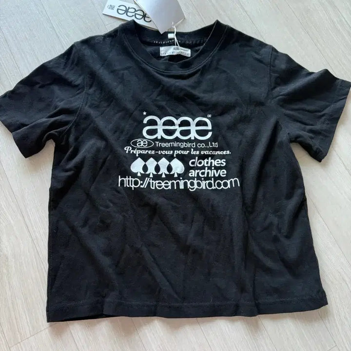 [BUNJANG] Trimming Bird X AEAE Collaboration T-Shirt / 트리밍버드 에이이에이 콜라보 새상품 반팔 팝니다