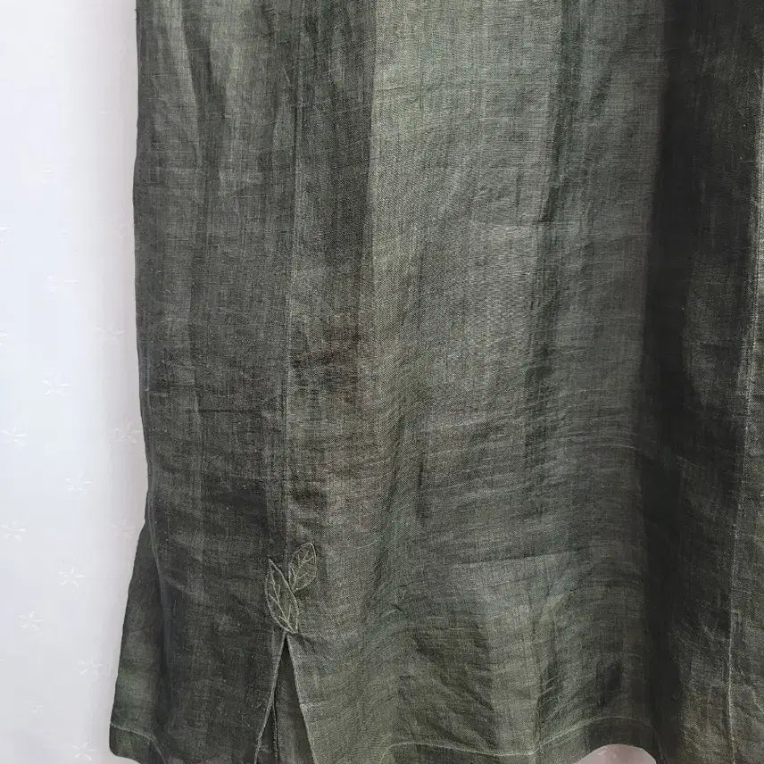 [BUNJANG] Linen Color-Block Long Dress / 66)모시 롱 원피스