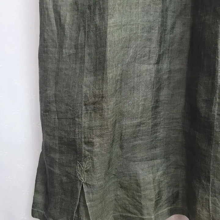 [BUNJANG] Linen Color-Block Long Dress / 66)모시 롱 원피스