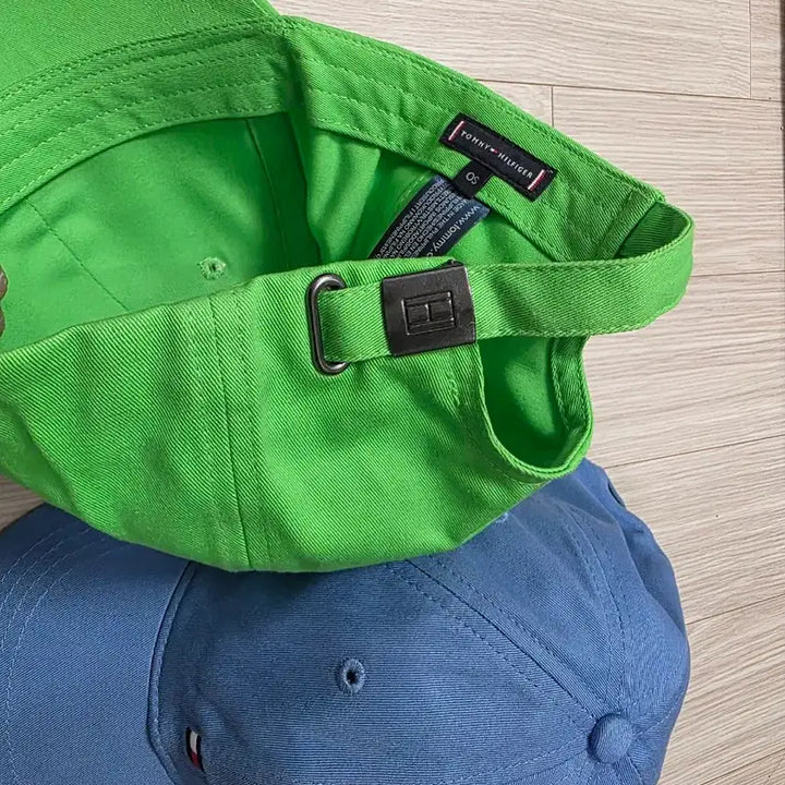 [BUNJANG] Tommy Hilfiger Cotton Twill Cap Set (Green, Blue, Burgundy) / (새상품)타미힐피거 모자 그린/블루/버건디 3개
