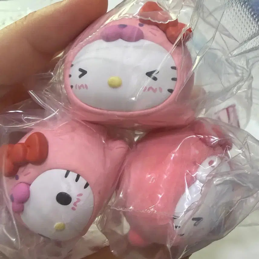 [BUNJANG] Sanrio Characters Glayzier Series Kitty Figure Bundle Set / 산리오 캐릭터 피규어 글레이셔 시리즈 물개 물범 키티 세트