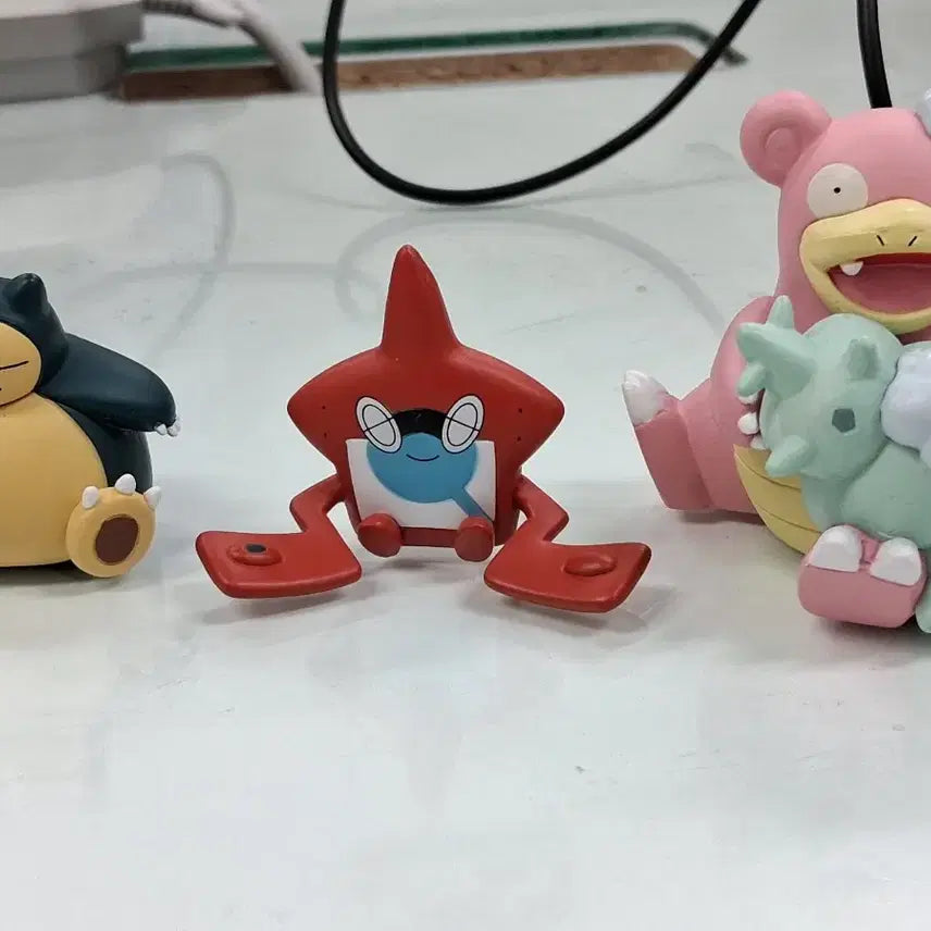 [BUNJANG] Pokemon Gacha Figures Set (Vazchel, Dratini, Snorlax, Rotom, Slowbro) / 포켓몬스터 가챠 바우첼,미뇽,잠만보,로토무,야도란 셋트
