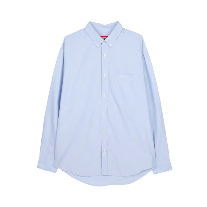 [BUNJANG] Supreme Loose Fit Oxford Shirt Light Blue (23FW) / [M] 슈프림 루즈핏 옥스포드 셔츠 라이트 블루 - 23FW