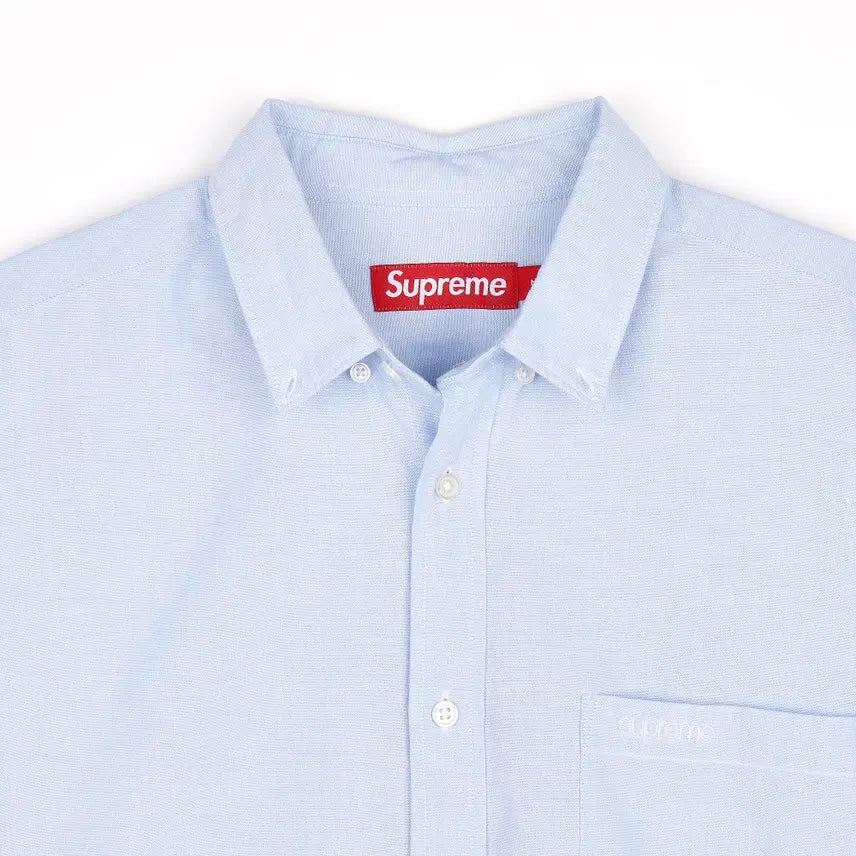 [BUNJANG] Supreme Loose Fit Oxford Shirt Light Blue (23FW) / [M] 슈프림 루즈핏 옥스포드 셔츠 라이트 블루 - 23FW