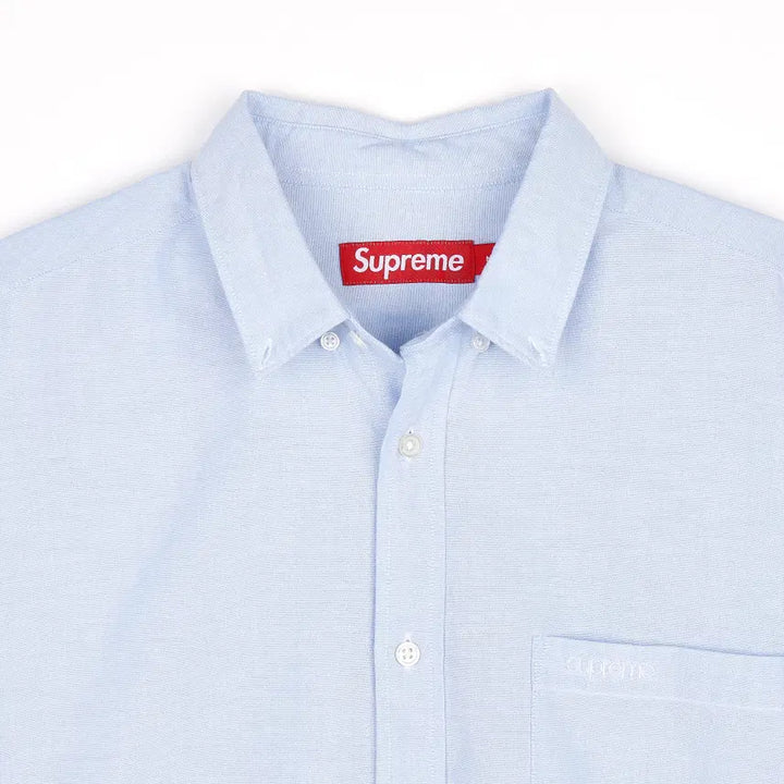 [BUNJANG] Supreme Loose Fit Oxford Shirt Light Blue (23FW) / [M] 슈프림 루즈핏 옥스포드 셔츠 라이트 블루 - 23FW