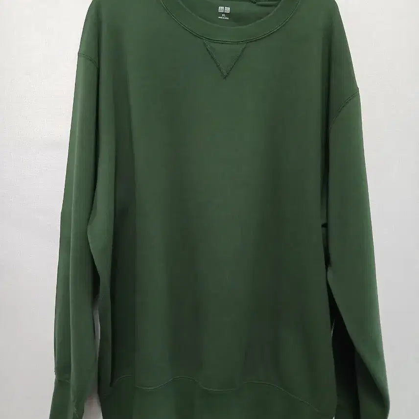 [BUNJANG] Uniqlo Vintage Green Sweatshirt XL / 유니클로 그린 맨투맨