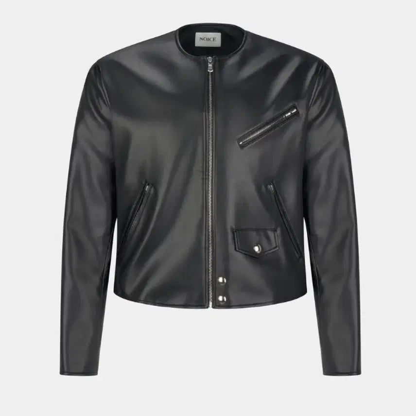 [BUNJANG] Noice Faux Leather Motorcycle Jacket / Noice MOTORCYCLE FAUX LEATHER JACKET L