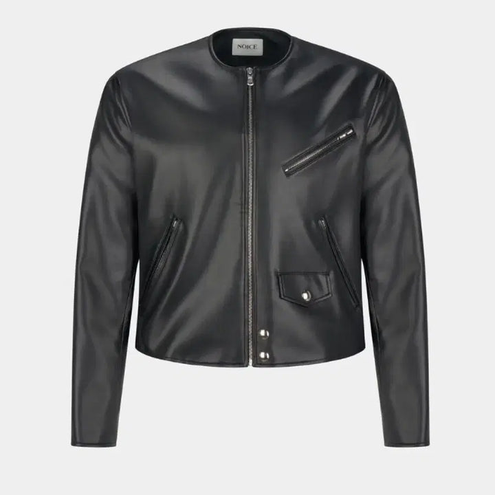 [BUNJANG] Noice Faux Leather Motorcycle Jacket / Noice MOTORCYCLE FAUX LEATHER JACKET L