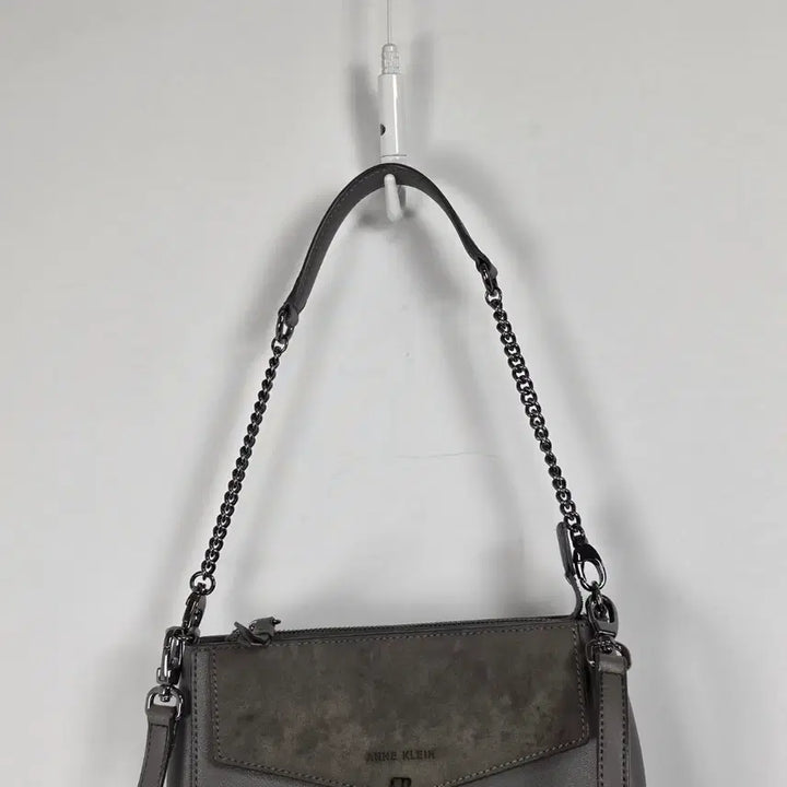 [BUNJANG] Anne Klein Charcoal Tassel Crossbody Shoulder Bag / 앤클라인 차콜 태슬 크로스백 숄더백 0511